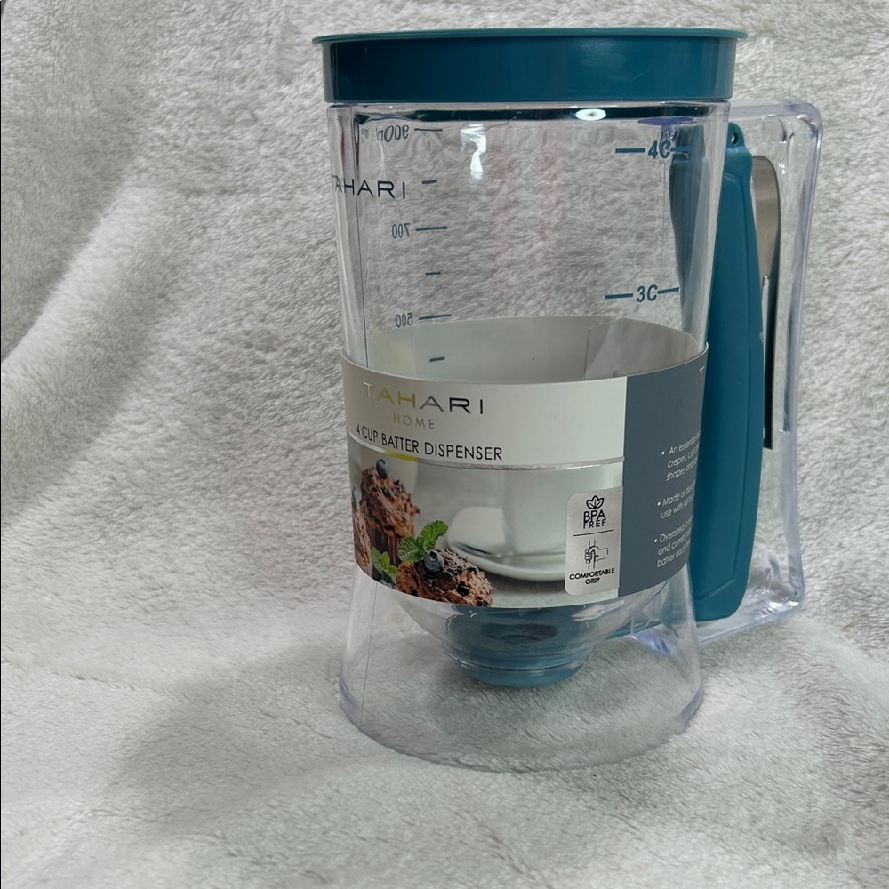Tahari Home Clear Batter Dispenser